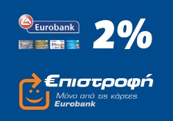 eurobank επιστροφή 2%