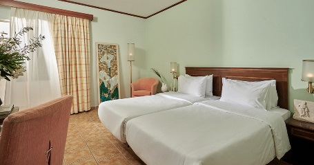 δωμάτιο στο ξενοδοχείο Alkyon Resort στο Βραχάτι Κορινθίας