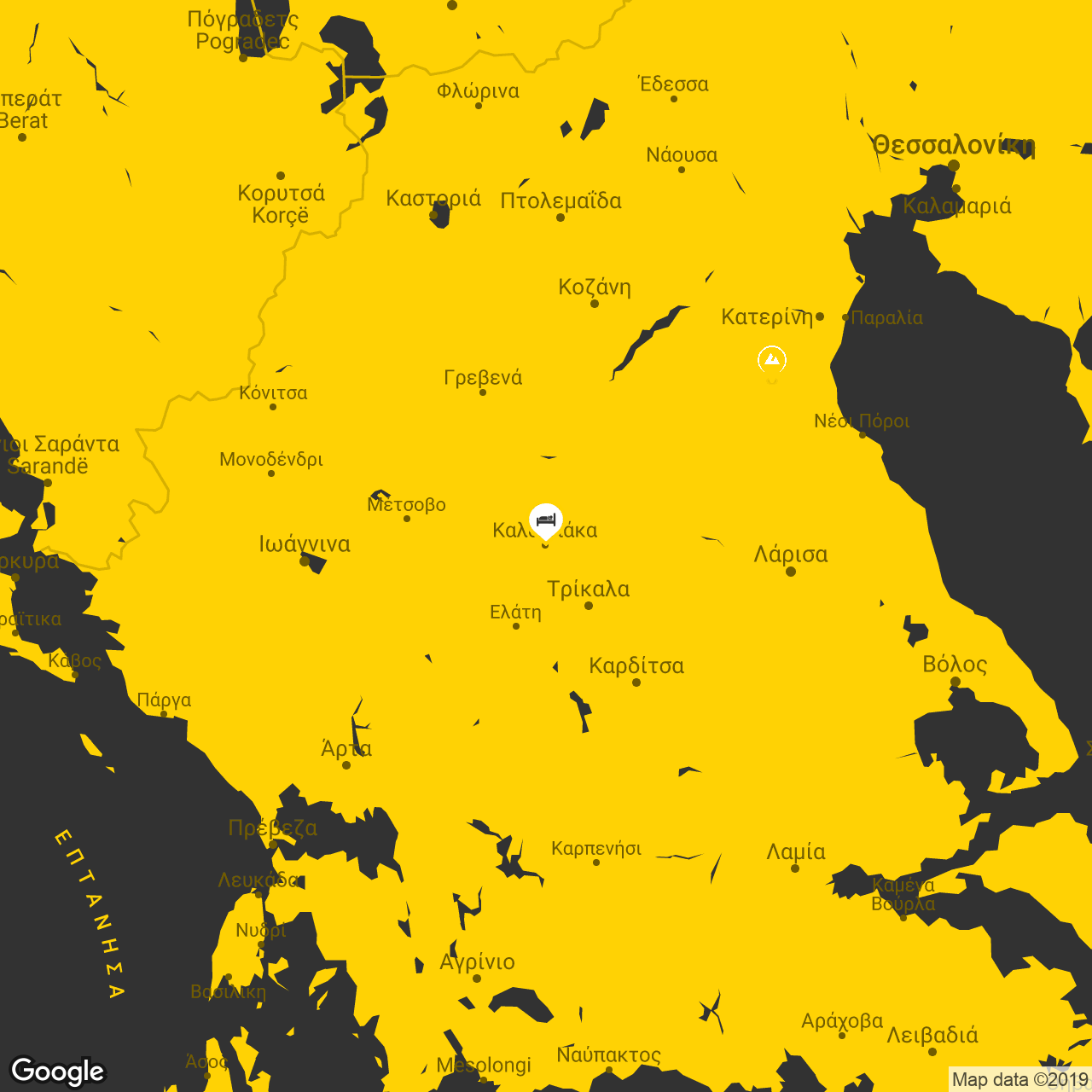 meteora map 