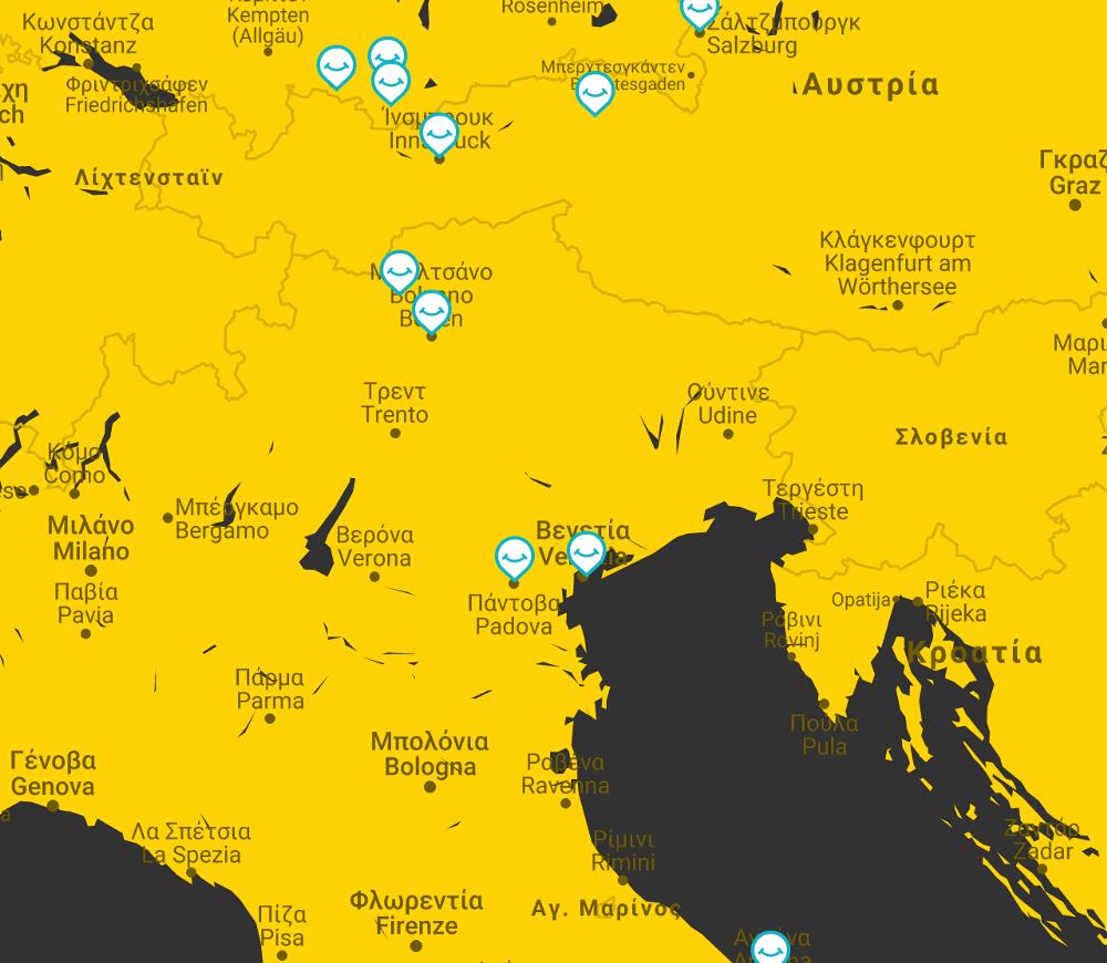 map tirolo austria