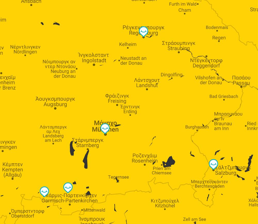 bavaria munich map 