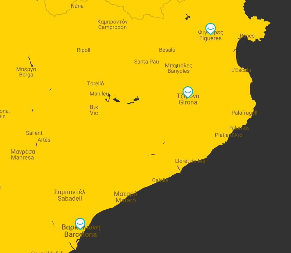 map barcelona